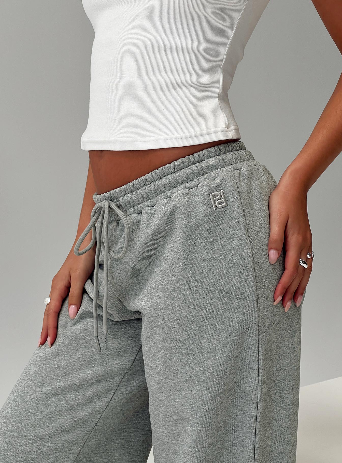 All Day Straight Leg Sweatpants Grey Marle