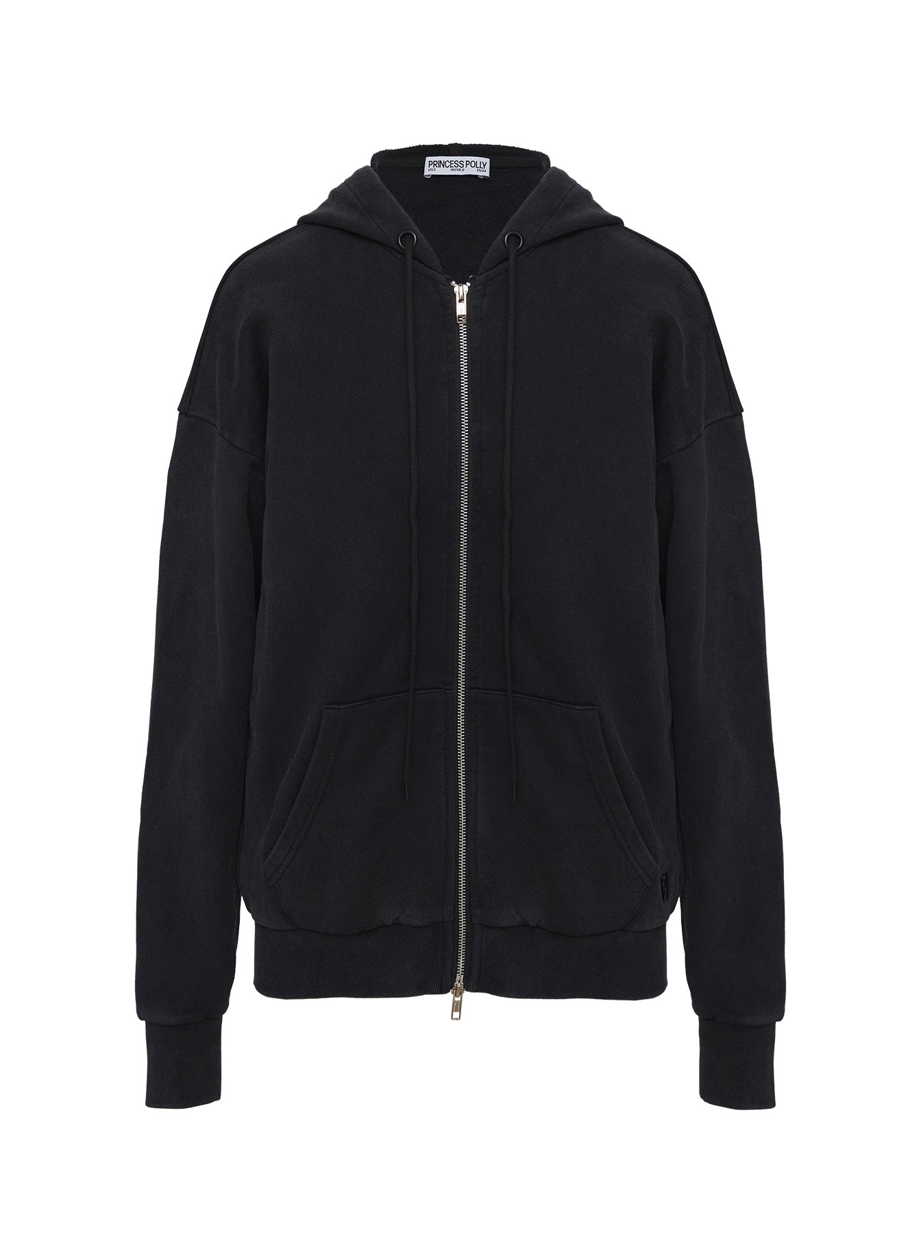 All Day Oversized  Hoodie Washed Black