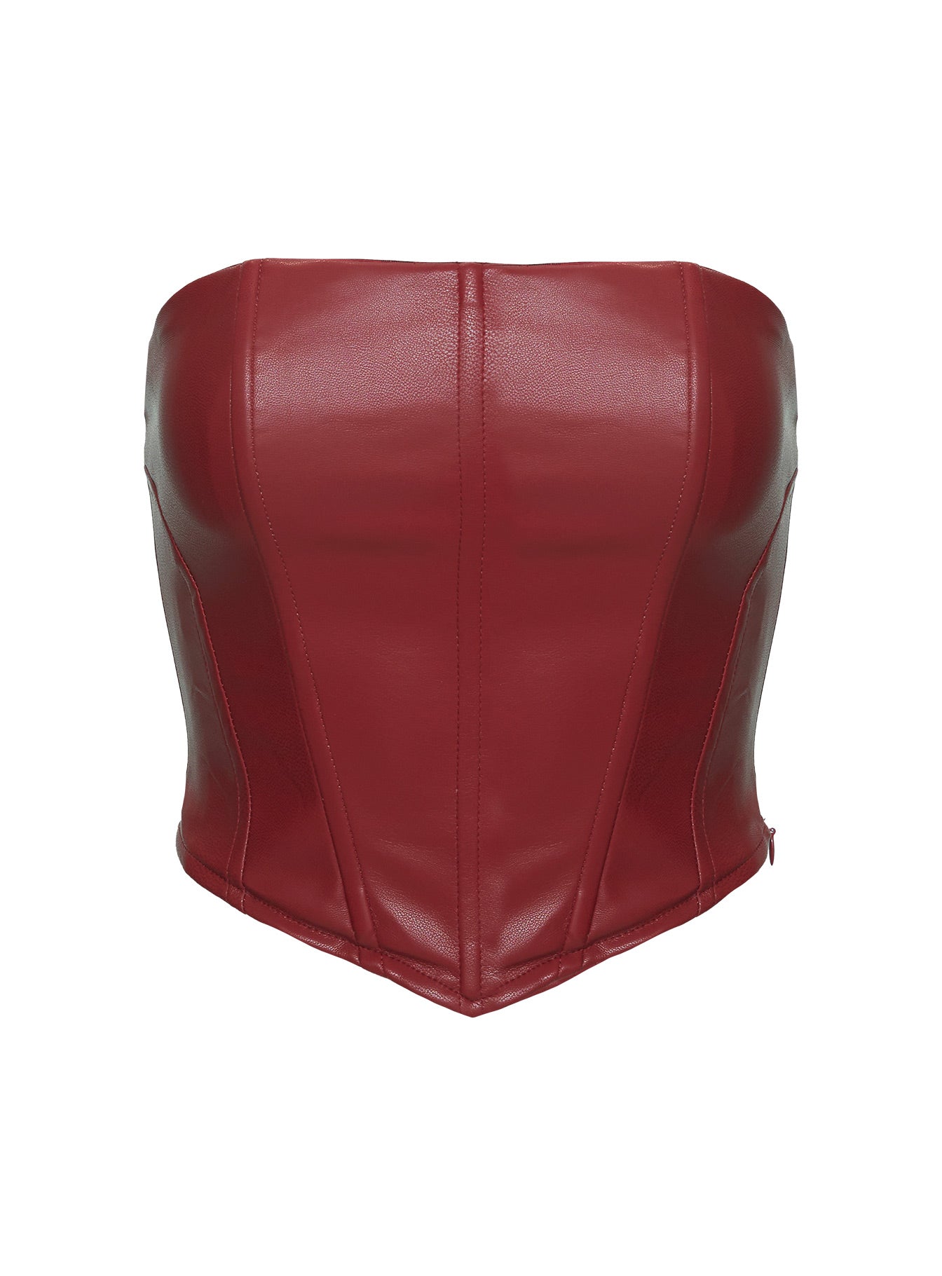 Batesville Strapless Top Red