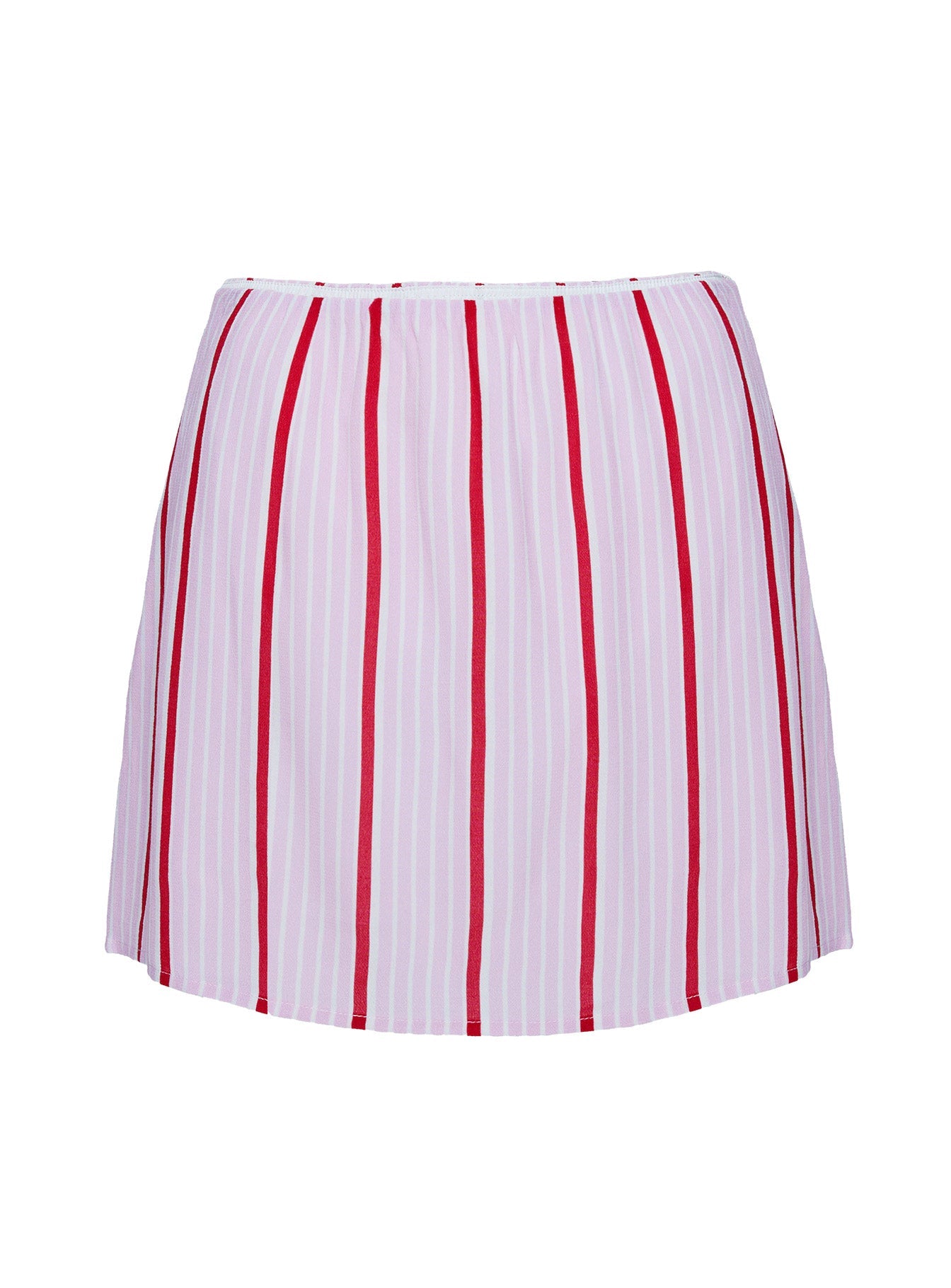 Caraliia Mini Skirt Pink / Red Stripe