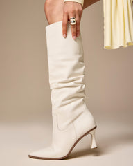 Kindre Narrow Calf Slouchy Knee High Boot