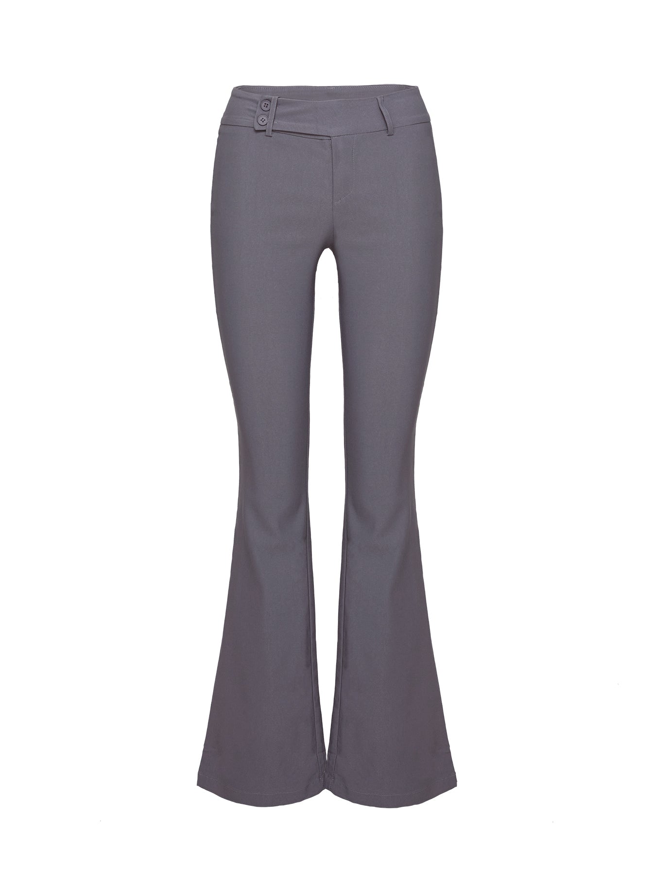 Kinkirk Flared Pants Grey Tall