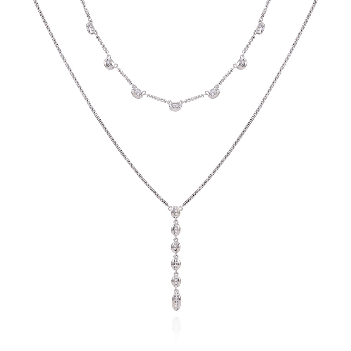 Crystal Layered Necklace