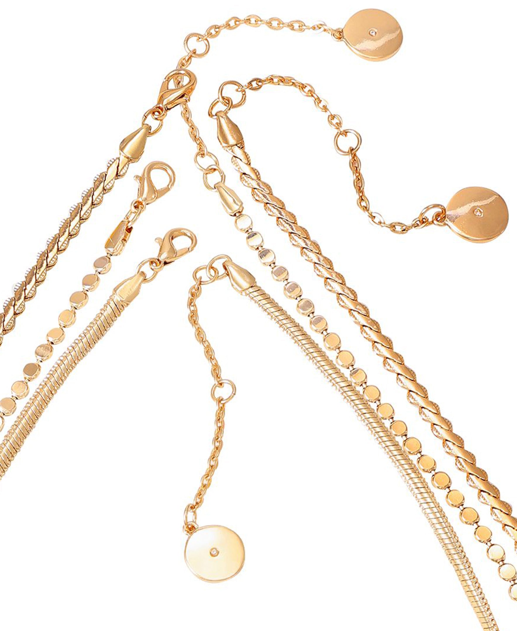 Trio Chain Layered Necklace