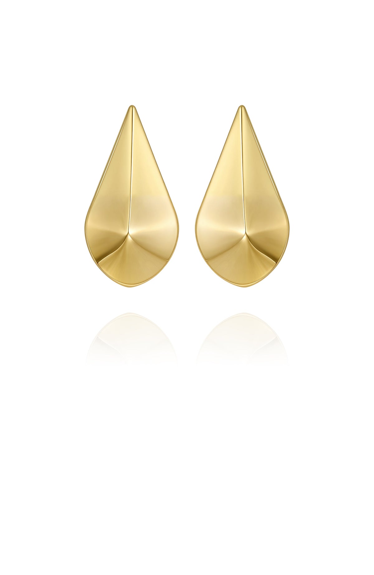 Chic Sculptural Dome Drop Earrings