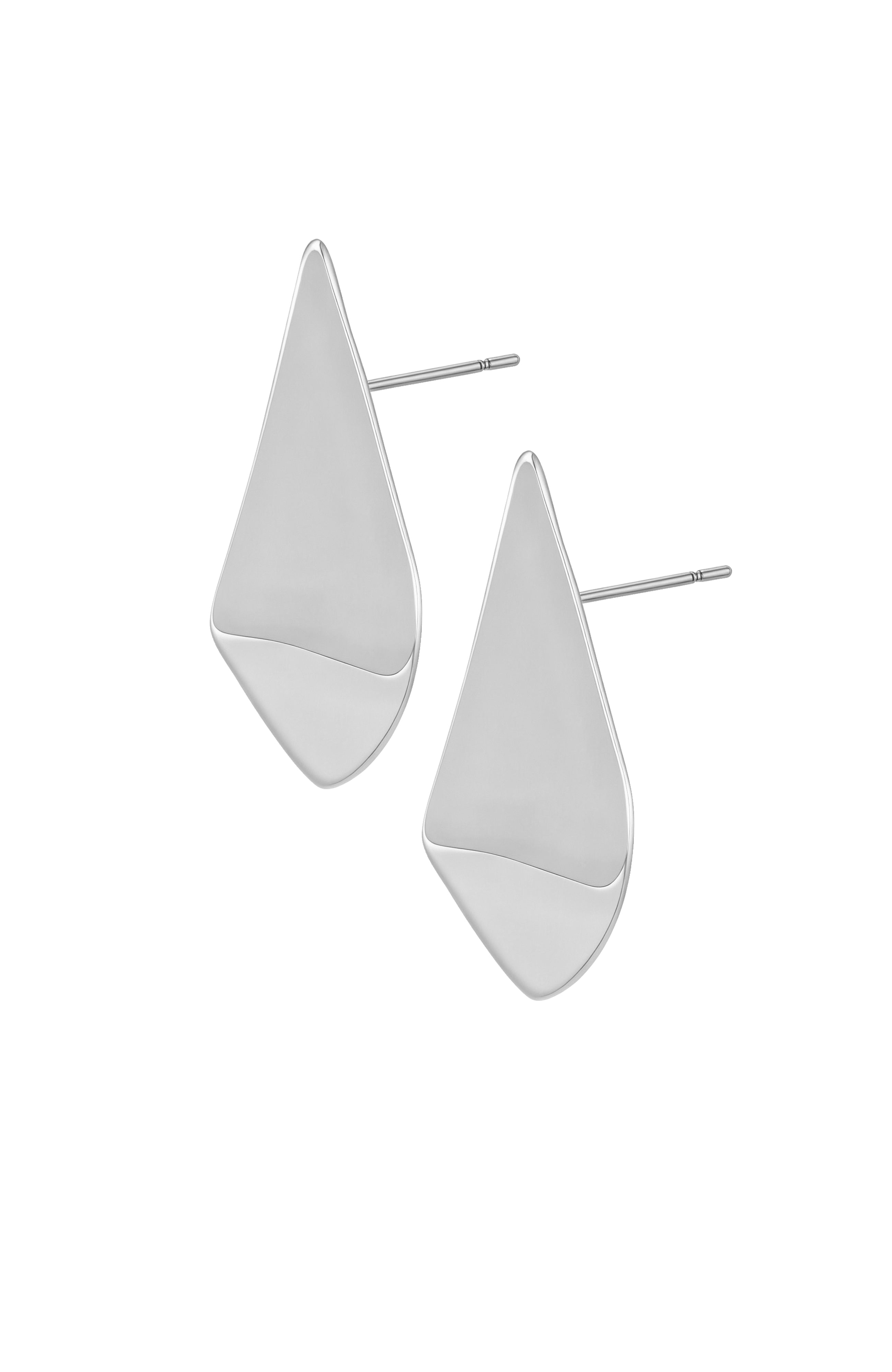 Chic Sculptural Dome Drop Earrings