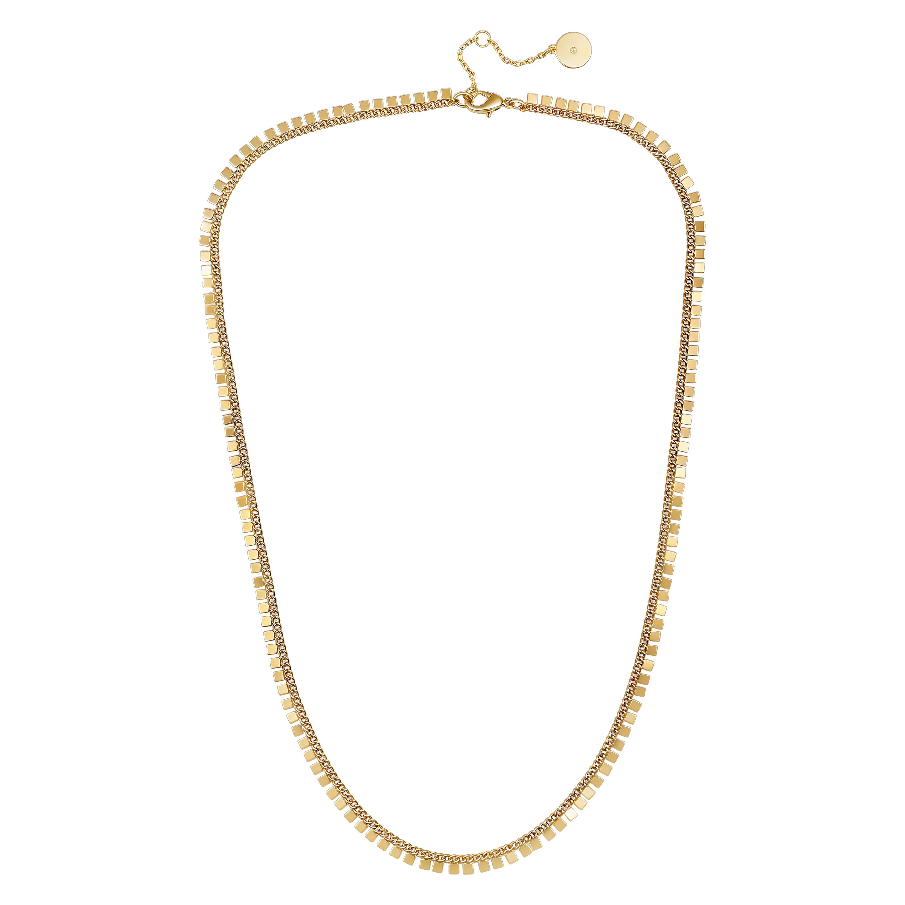 Geometric Chain Necklace