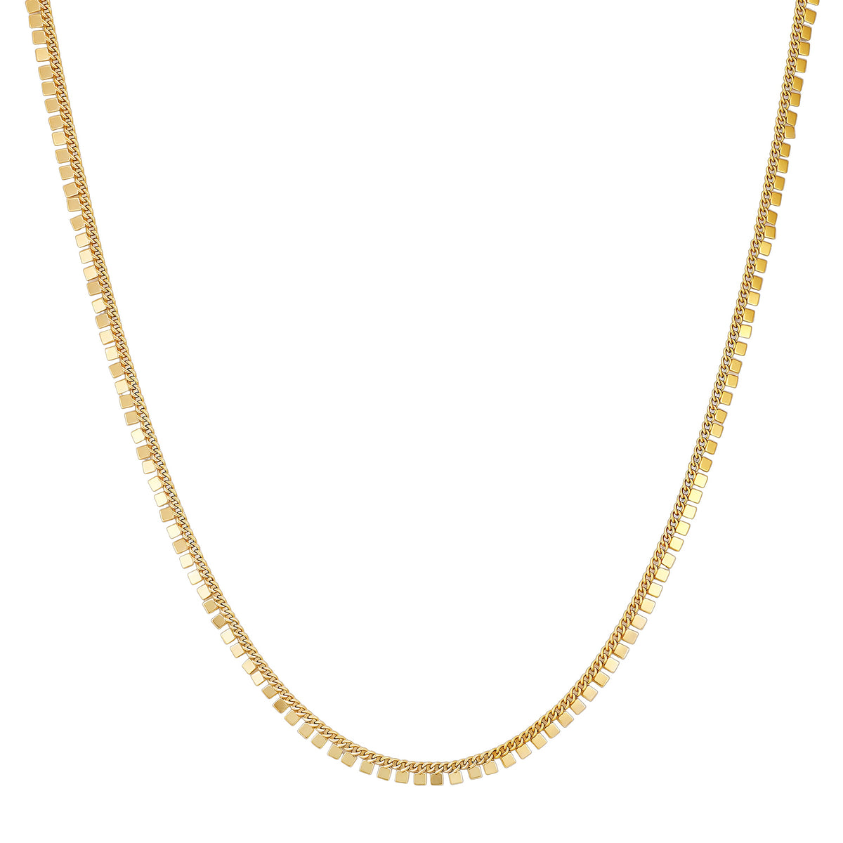 Geometric Chain Necklace