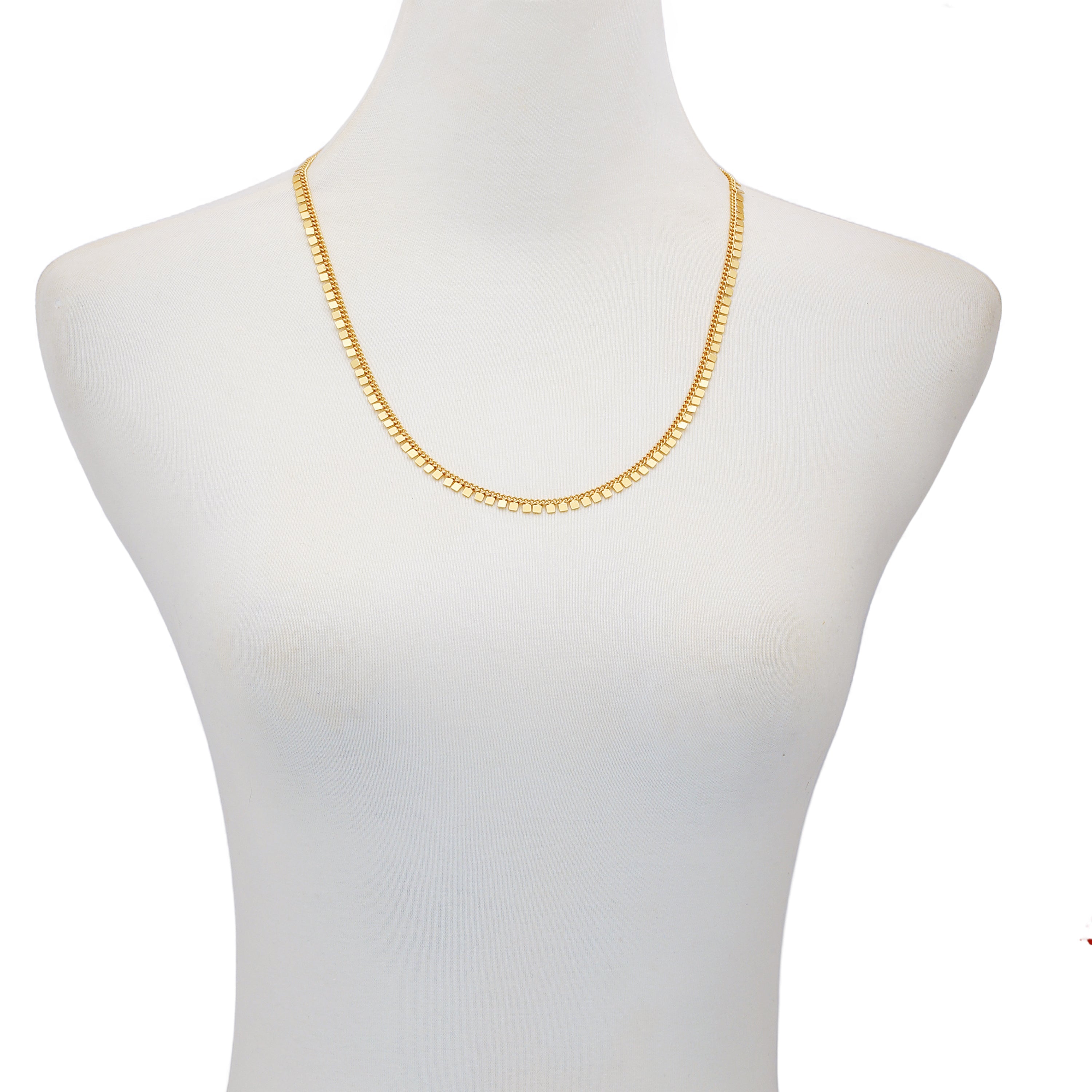 Geometric Chain Necklace