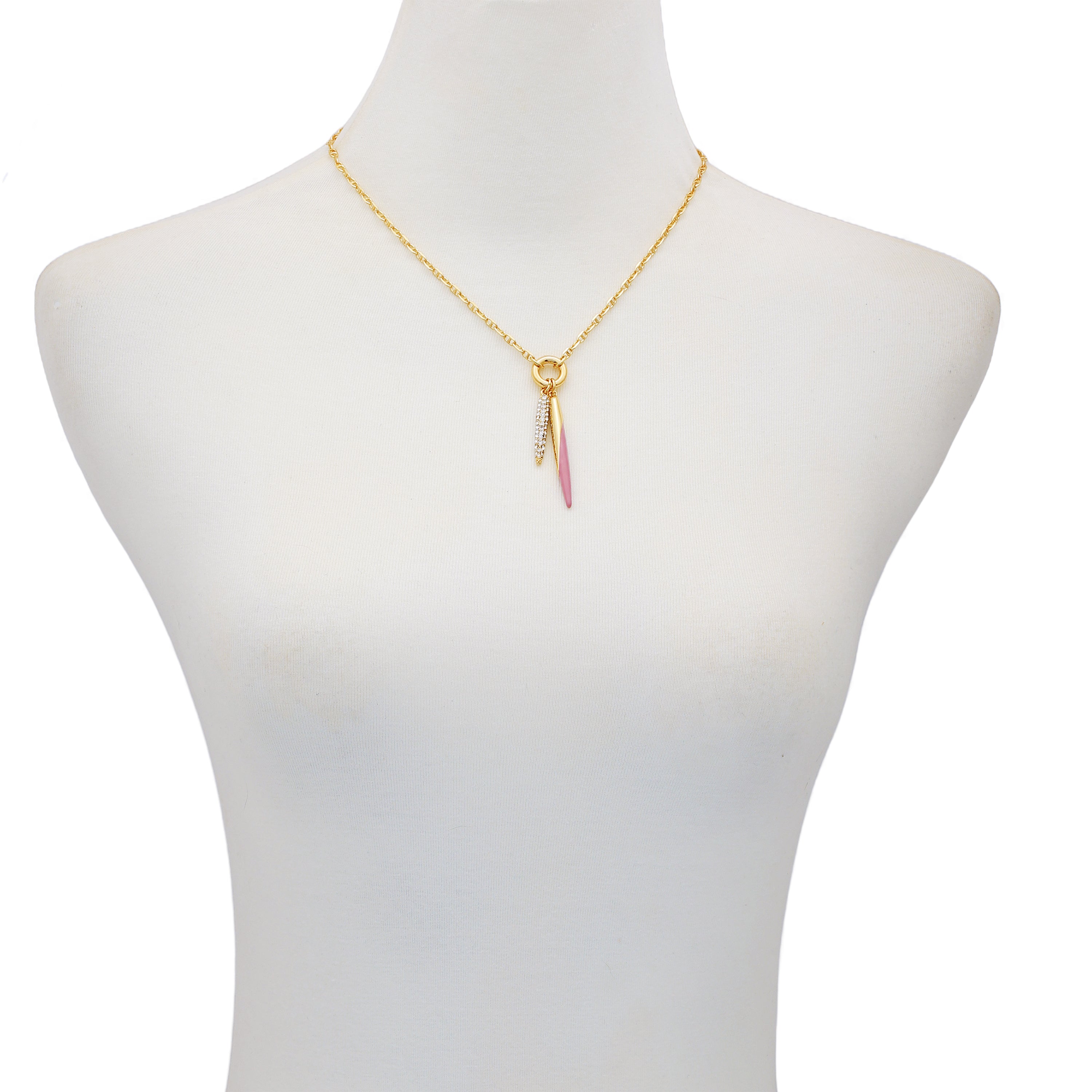 Double Pendant Necklace