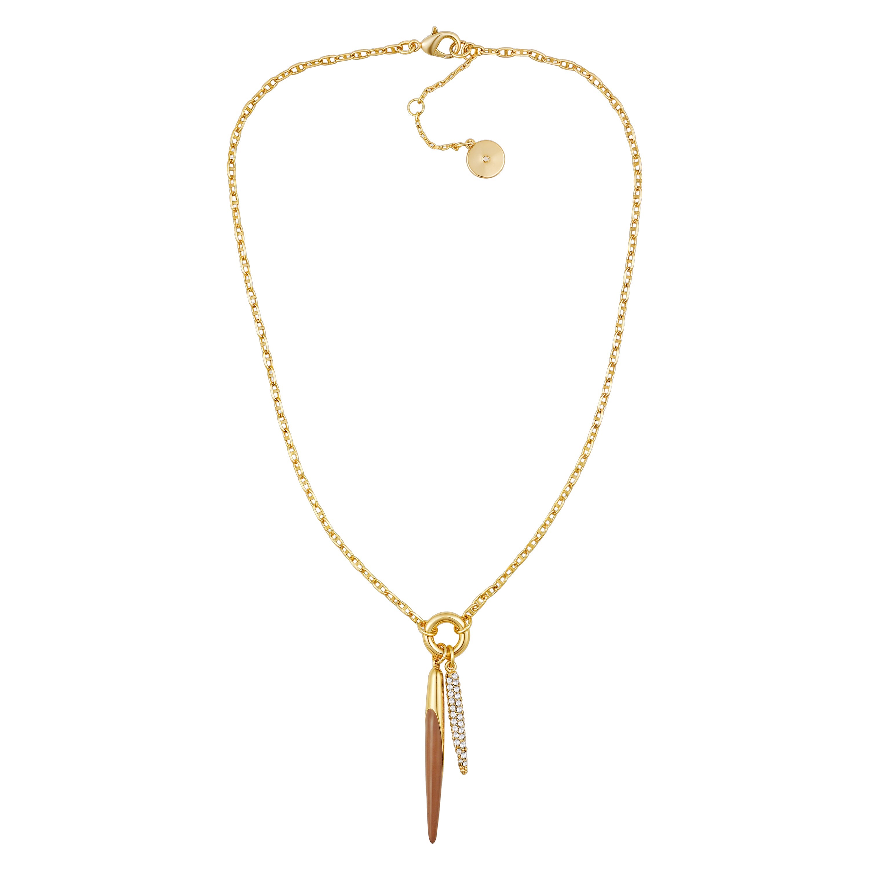 Double Pendant Necklace