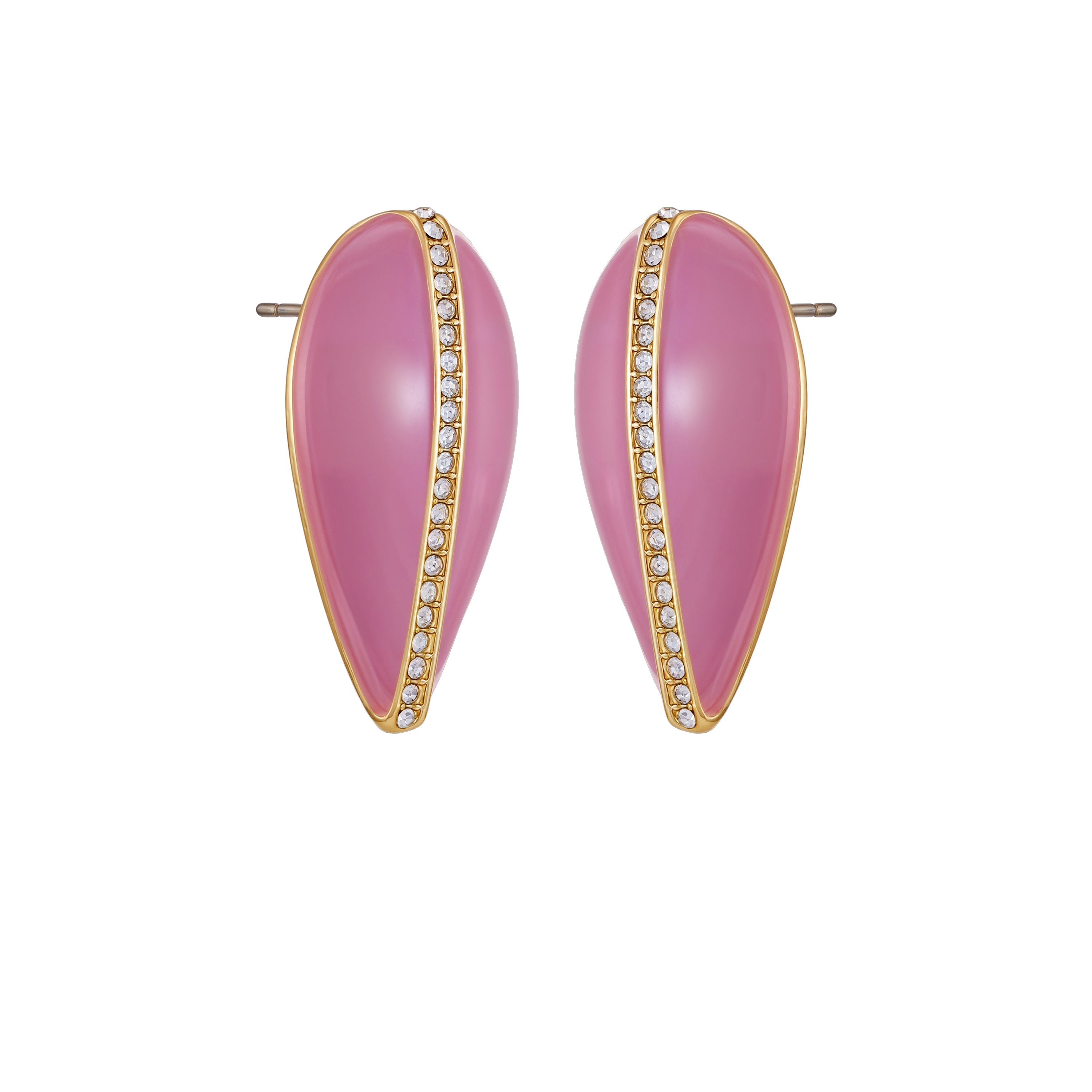 Gold Tone Teardrop Earrings