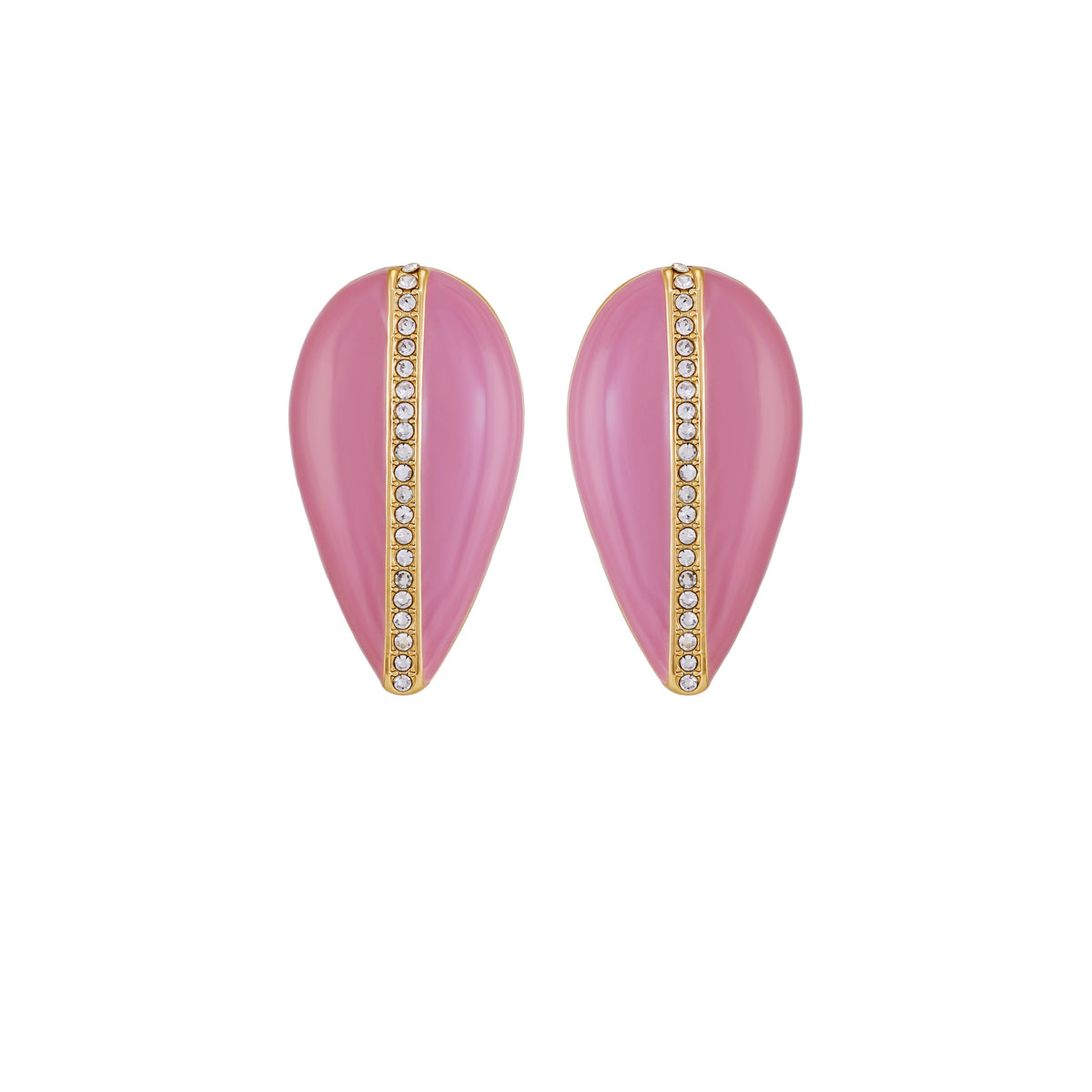 Gold Tone Teardrop Earrings