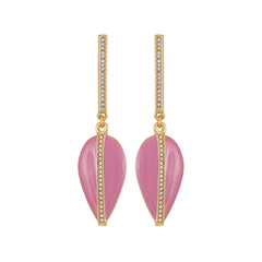 Gold Tone Drop Earrings