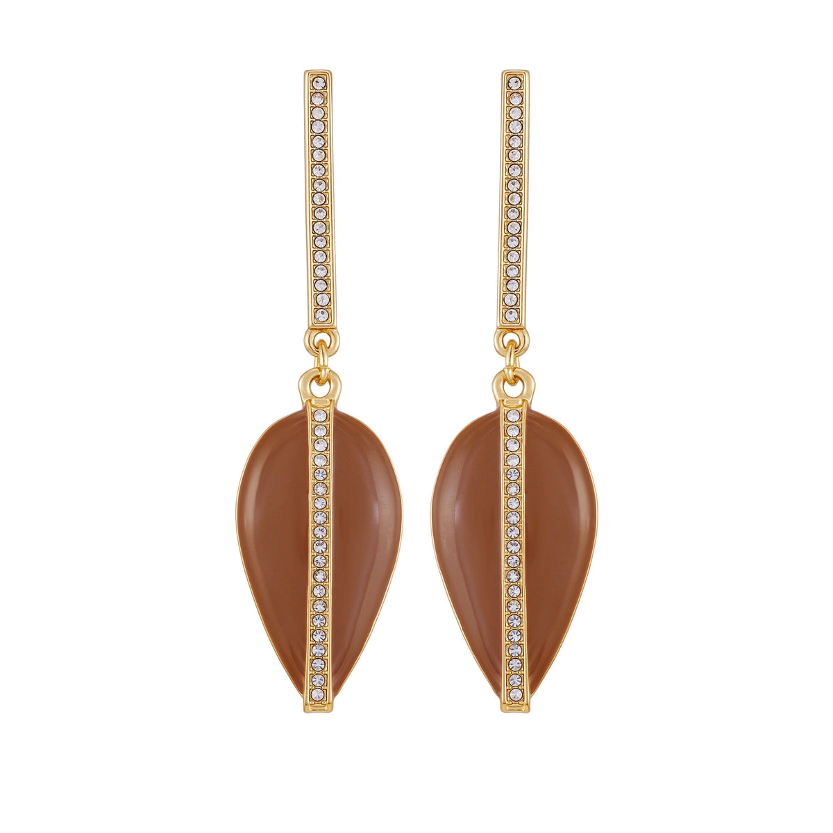 Gold Tone Drop Earrings