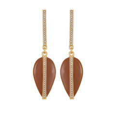 Gold Tone Drop Earrings