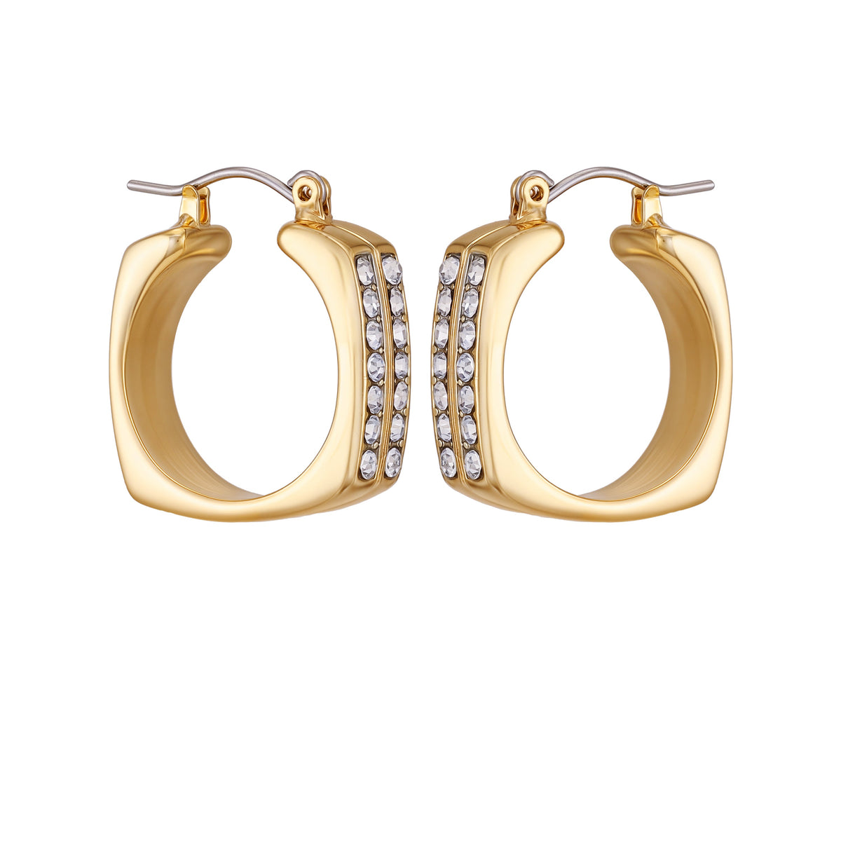 Small Square Hoop Earrings