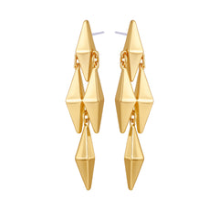Multi Drop Geometric Earrings