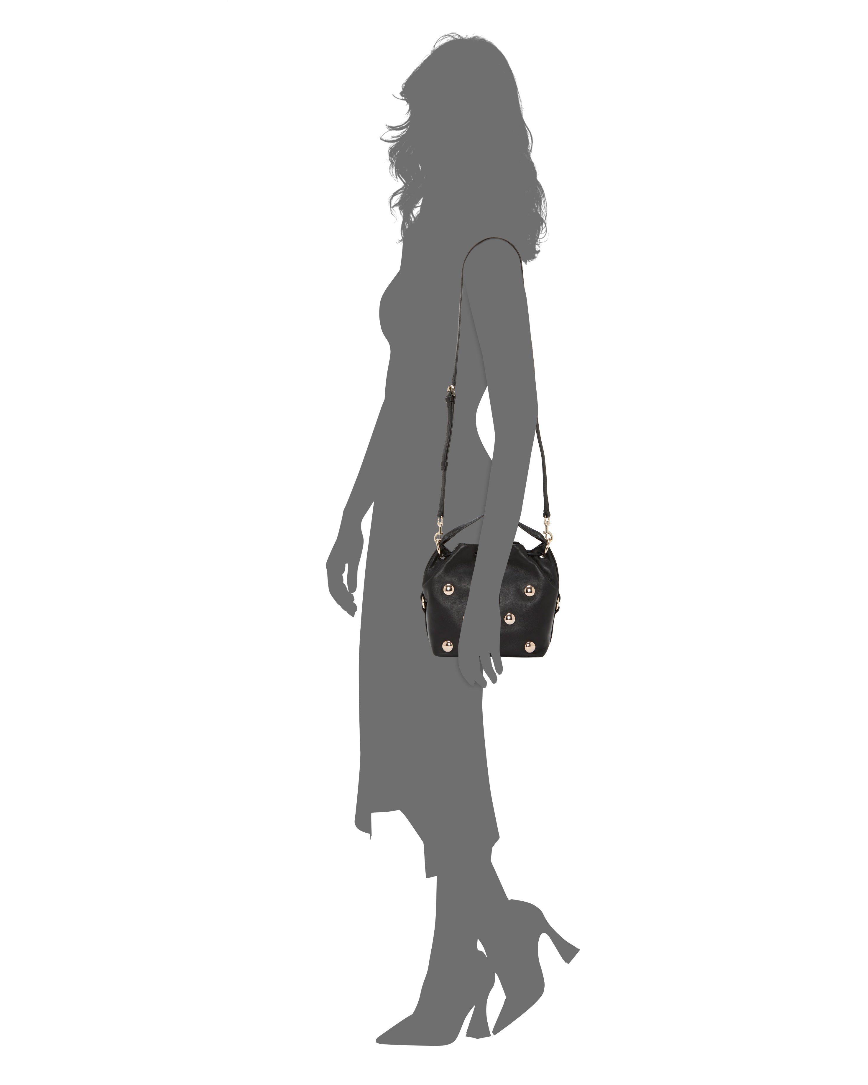 Pippa Studded Bucket Bag