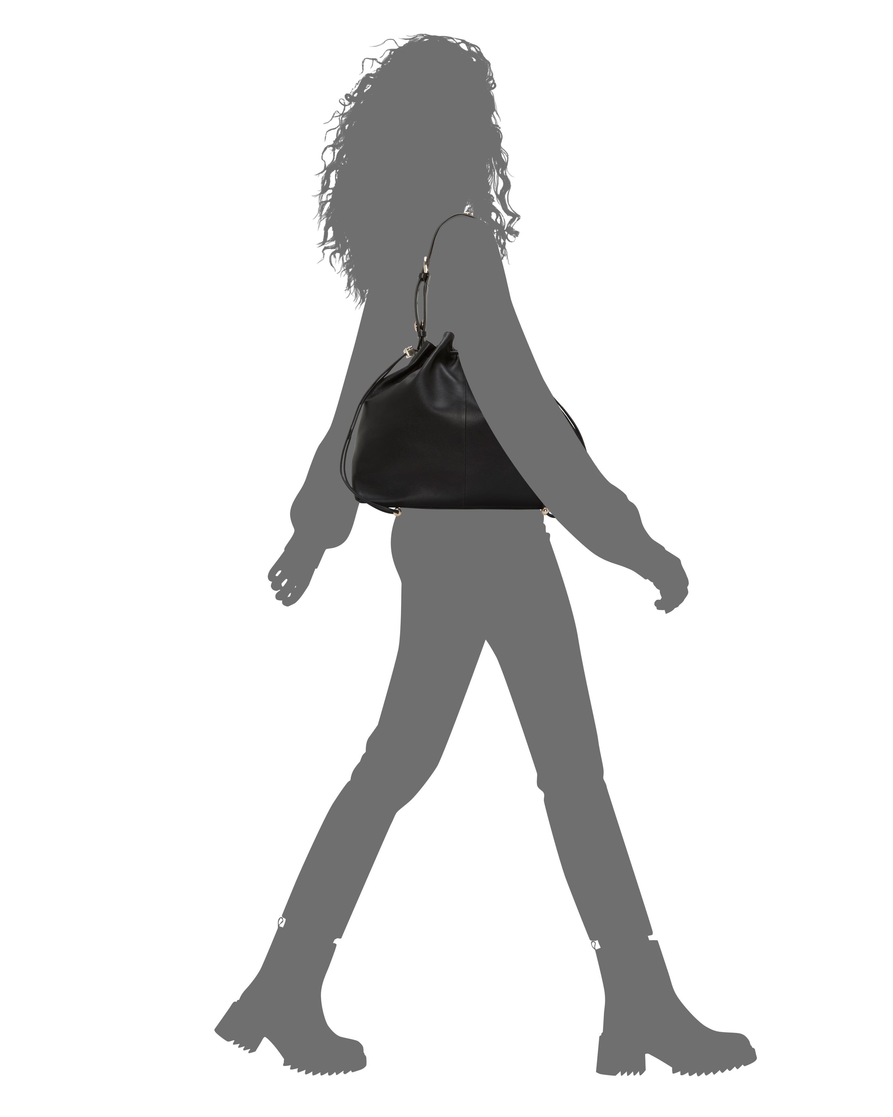 Pippa Large Studded Bucket Bag