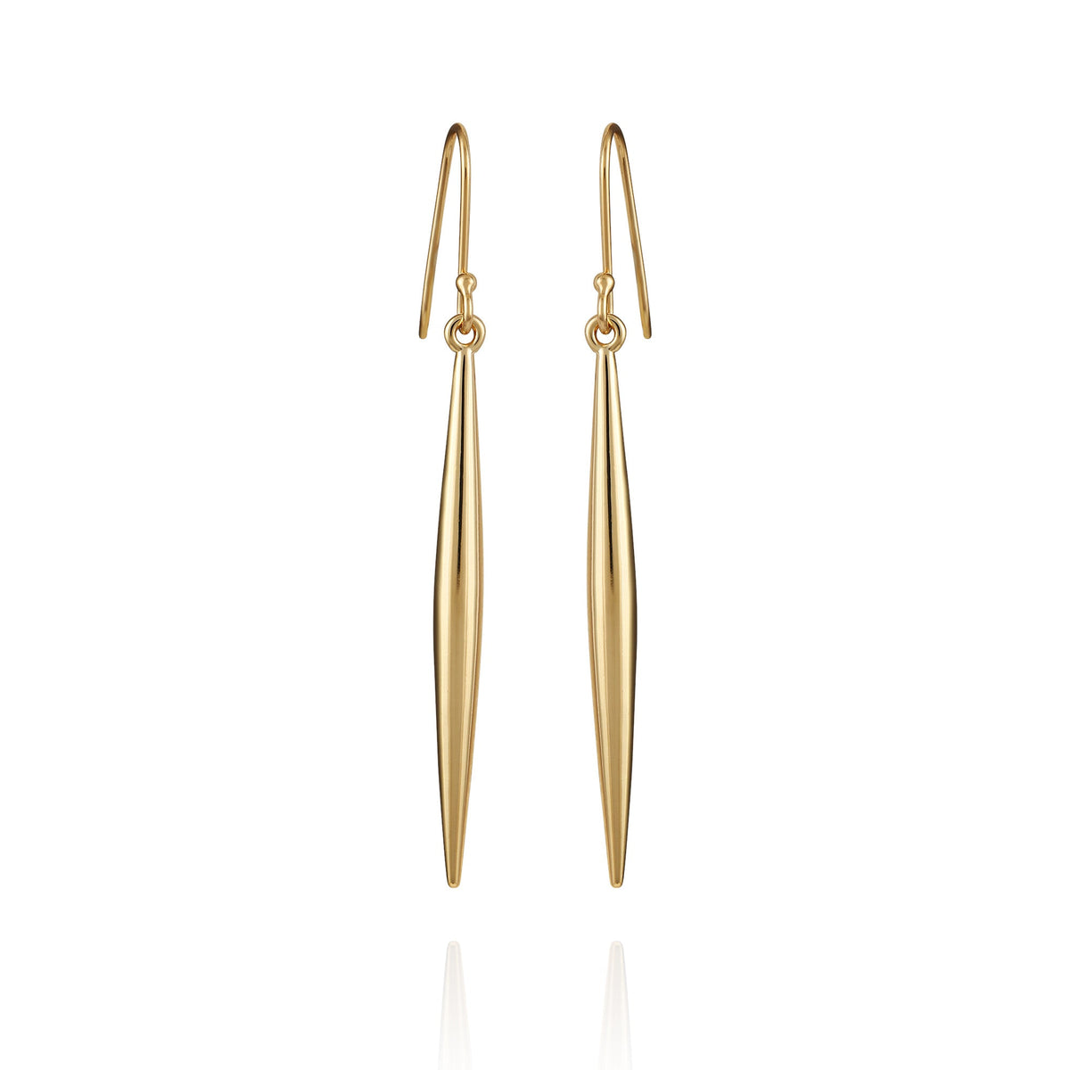 Linear Spear Drop Earrings