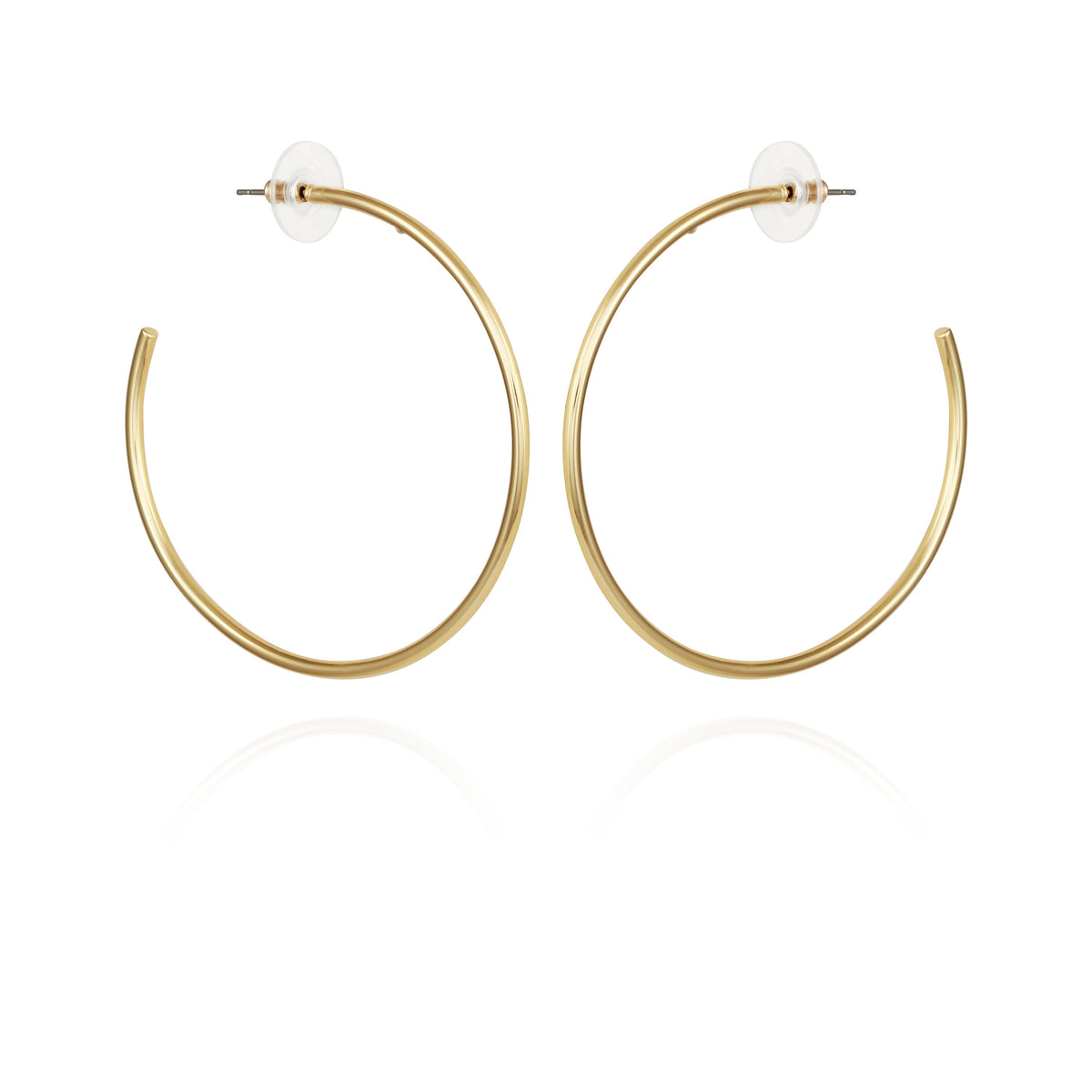 Extra Large Open Hoop Earrings