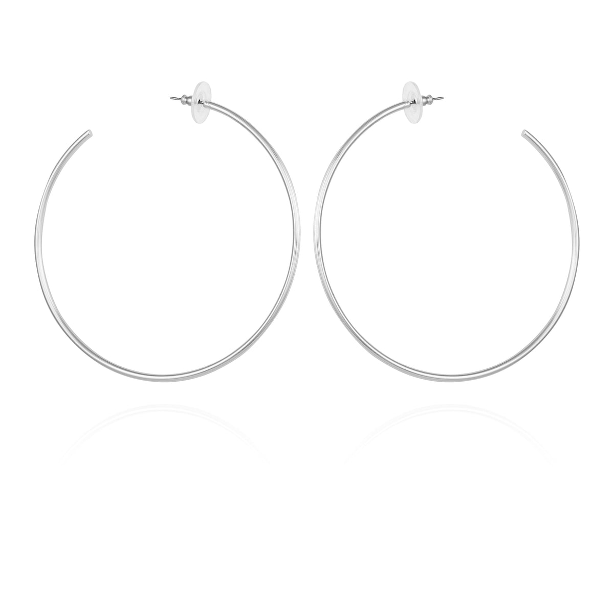 Large Open Hoop Earrings