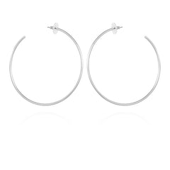 Large Open Hoop Earrings