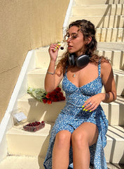 Georgia Midi Dress Navy